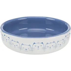 Keramiknapf niedrig, für Katzen mit kurzer Schnauze 0,3l/11 cm